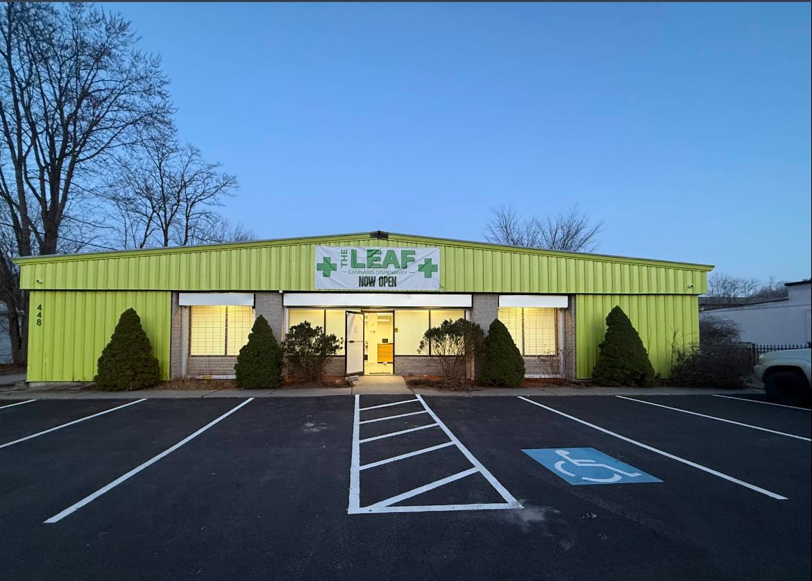 Interior of The Leaf Vermont cannabis dispensary